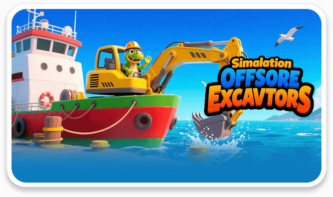 Simulation Offshore Excavators